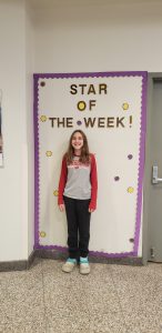 Shayla Star of Week student