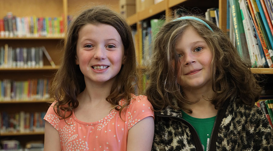 two voorheesville elementary friends 