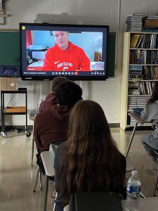 David Lawrence's Sports in Society class virtually hosting Cortland State's Head Football Coach, Curt Fitzpatrick, as a speaker. 