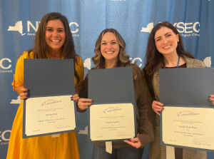 Three teachers hold awards