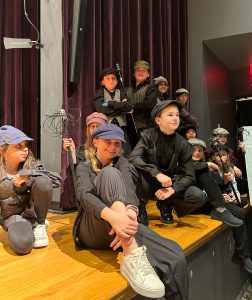 Students dressed as chimney sweeps