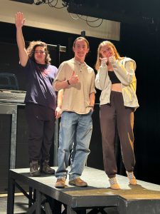 Students on stage for Chicago Rehearsal 